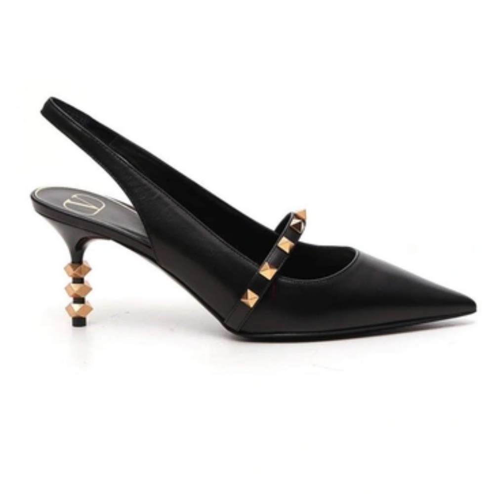 Valentino Garavani Rockstud Heel Slingback Pumps